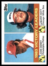 1983 Victory Leaders (John Denny / LaMarr Hoyt) LL 1984 Topps #135 MLB READ