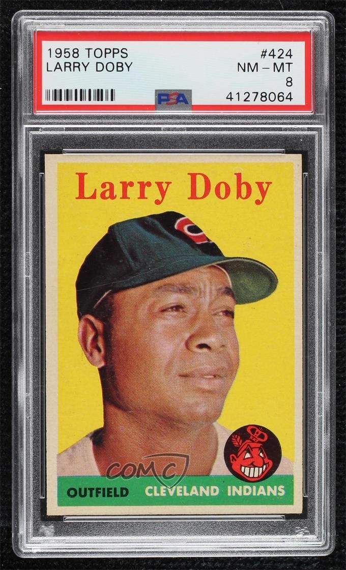 1958 Topps Larry Doby #424 PSA 8 HOF