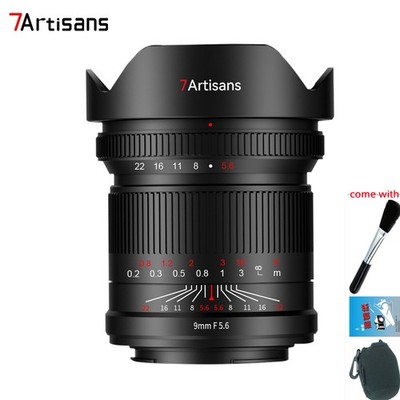 7Artisans 9mm F5.6 Ultra Wide Angle Full Frame Prime Lens for Sony FE E camera