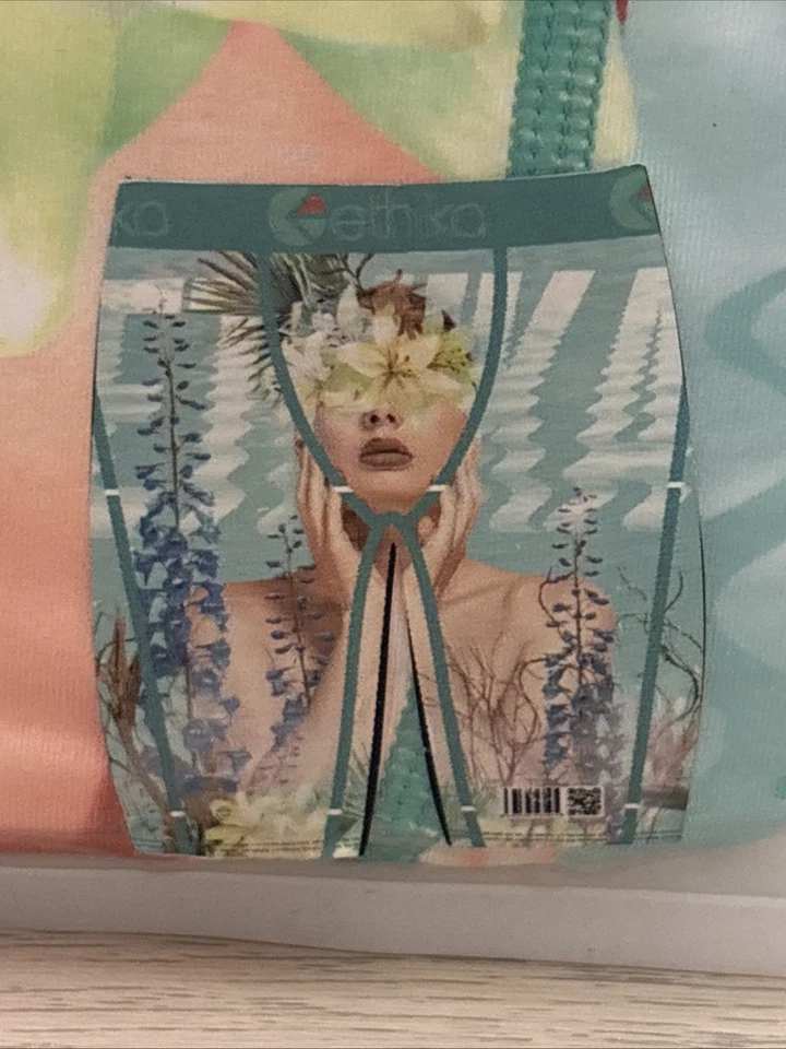 Calzoncillos boxer Ethika Aquatix azul mediano Foto 2 de 4