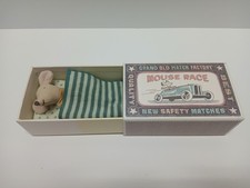 Maileg Little Brother Mouse In Match Box Mouse Race NIB Read 