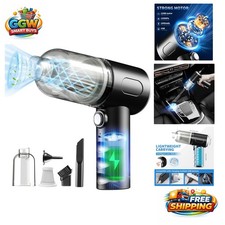 Compact Portable Handheld Vacuum with HEPA Filter for Pet Hair Dust Cleaning