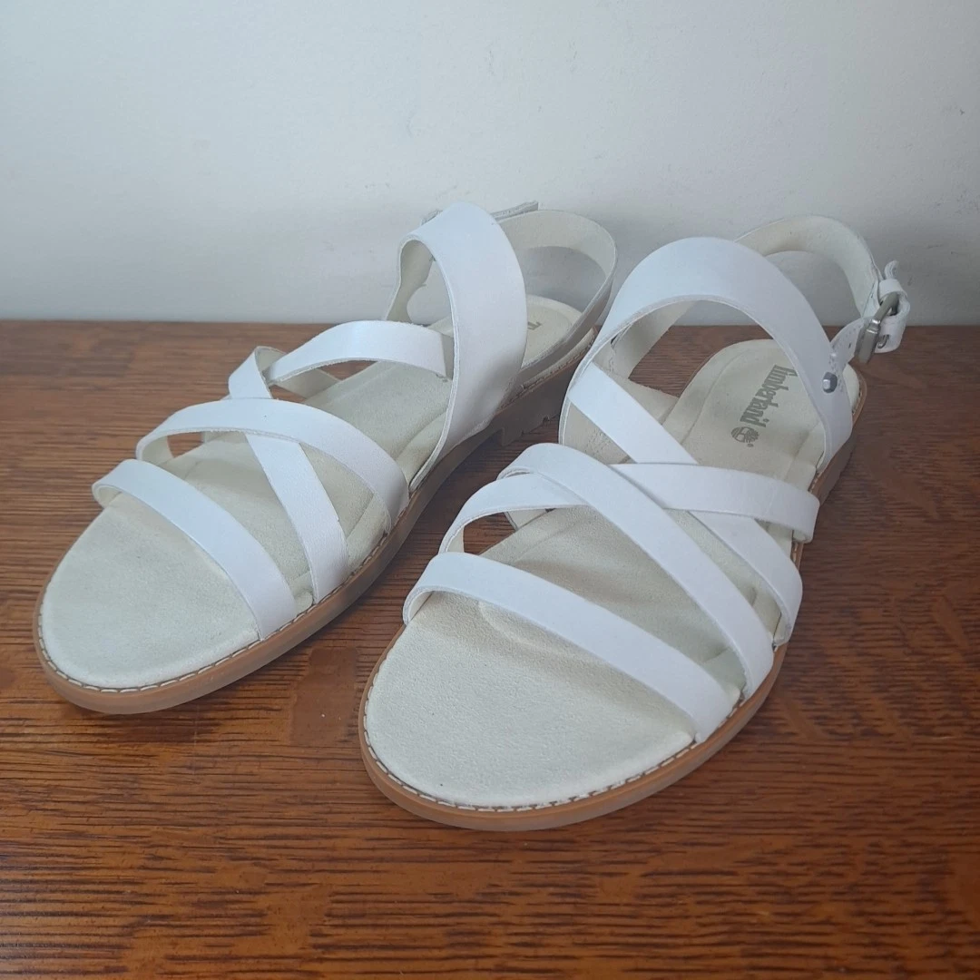 Sandali Timberland donna Chicago Riverside con cinturino posteriore in pelle taglia 8 5