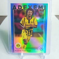 2024-25 Topps UEFA Club Competitions #105 Karim Adeyemi Blue Foilboard /125