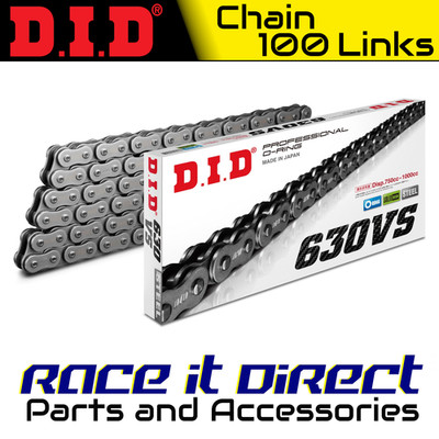 DID Chain Heavy Duty Classic Motorcycle O-Ring Silver V 630-100L (48.1KN)