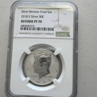 2018 S Kennedy Half Dollar From Silver Reverse Proof Set PF70 NGC 50 Cent Coin