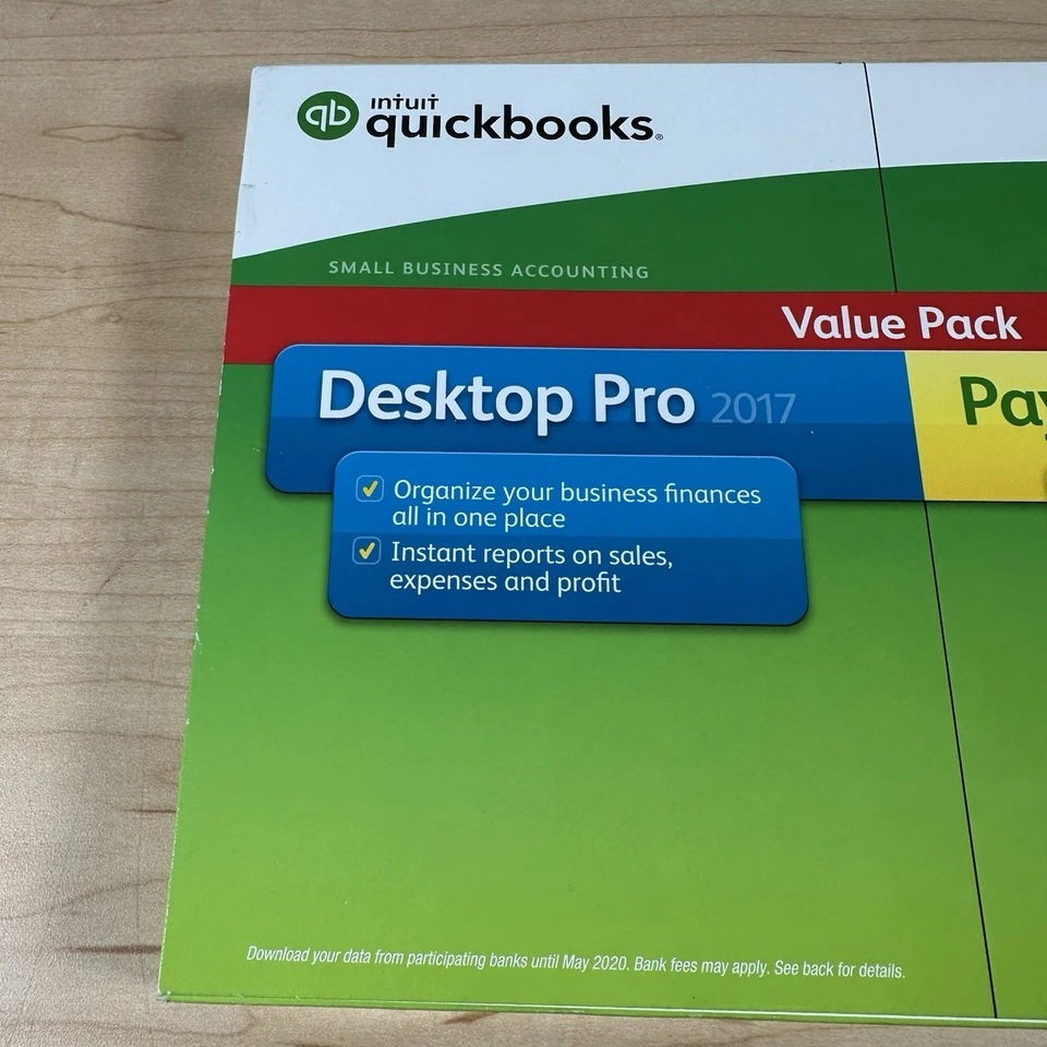 INTUIT QUICKBOOKS DESKTOP PRO 2017 W/PAYROLL ENHANCED FULL LICENSE *SEALED* - Image 2 of 4