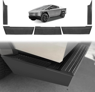 BestEvMod Rear Bumper Tailgate Protector Cover for Tesla Cybertruck 2024-25