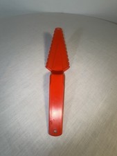 Vintage Tupperware Cake Pie Server Knife Cutter Slicer Spatula Orange 1228-1