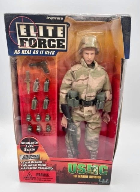 Elite Force Blue Box Military & Adventure Action Figures 2002 Year