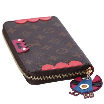 Louis Vuitton Zippy Wallet Monogram Totem M61364 Flamingo | eBay
