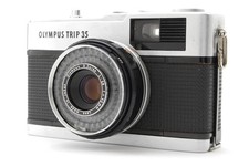  NEAR MINT Olympus Trip 35 Point  Shoot 35mm Silver Film Camera From JAPAN