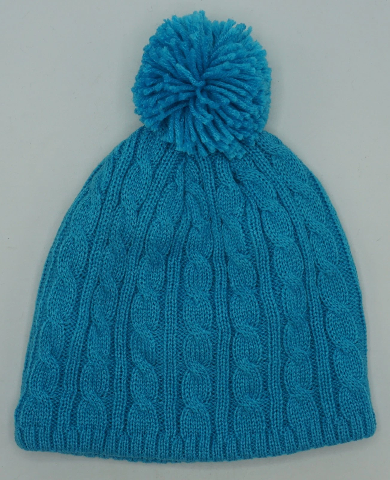 Reebok Logo Adult Cuffless Pom Winter Knit Hat Cap NEW!
