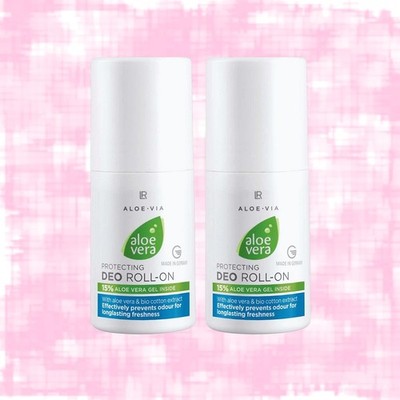 LR Aloe Vera Schützender Deo Roll-on Bio-Baumwoll-Extrakt alkoholfrei 2er Pack
