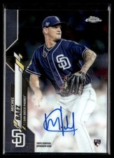 2020 Topps Chrome Rookie Autographs Michel Baez RC Auto San Diego Padres #RA-MB