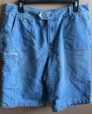FADED GLORY BLUE JEAN SHORTS SIZE 12