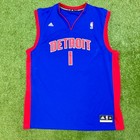 Detroit Pistons Adidas Chauncey Billups NBA Authentic Jersey Size 2XL Basketball