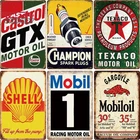6 Pieces Man Cave Decor for Men-Garage Signs for Men, Vintage Gas Tin Signs and