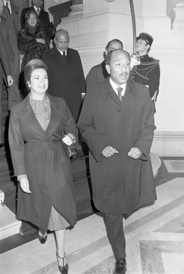 Official Visit Of Egyptian President Anwar El Sadat In Paris. In P- Old Photo 4