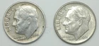 1961 P & D 90% Silver Roosevelt Dime Mint Year Set 2 Coins No San Francisco Made
