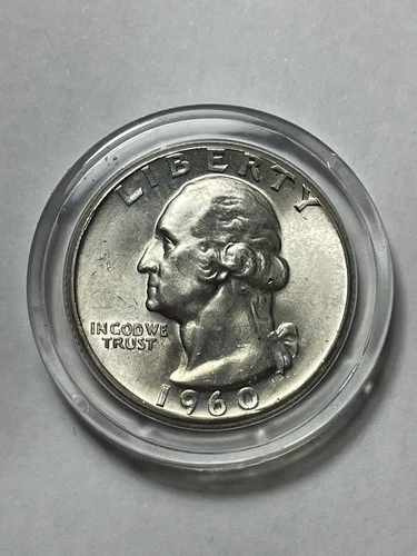 1960 Type B Reverse Silver Washington Quarter BEAUTIFUL UNC