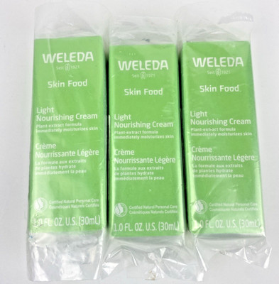 Weleda Skin Food Light Nourishing Cream Plant 1.0 FL. OZ. U.S. 30mL - 3 Pack
