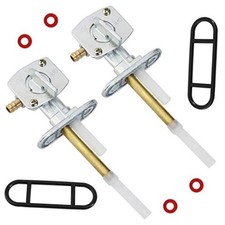 Fuel Gas Petcock Valve Pump Switch Compatible with Kawasaki Prairie 300 360