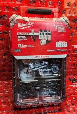  NEW  Milwaukee QUIK-LOK Arbor 12pc HOLE DOZER Hole Saw Set