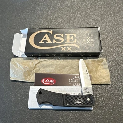 Case XX 225L SS Black Zytel Handle Stainless Steel Lockback blade with box! - Image 1 of 4