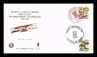 Dr Jim Stamps Dual First Day Cancels C91 & C92 31 Airmail Wright Brothers