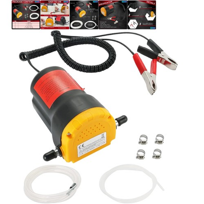 #ad 12V 60W Oil Change Pump Extractor Changing Diesel Fluid Scavenge Suction Oil... $16.19