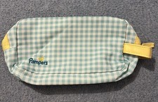 Pampers Zipper Travel Pouch - Holds Diapers Wipes - Zip Up Small Bag