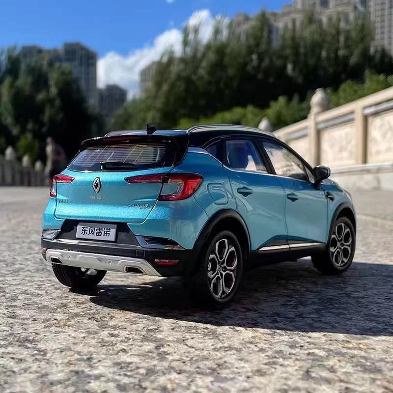 Original 1:18 Dongfeng Renault Kolobin Car Model 2020 New Blue Alloy Car Model - Image 3 of 4