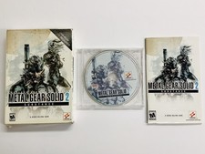 Metal Gear Solid 2: Substance (PC) con manuale SPEDIZIONE GRATUITA (G)