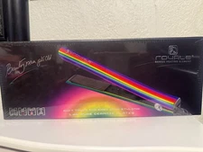 Royale Professional Hair Straightener Iron Pure Ceramic Plates- Rainbow Styling