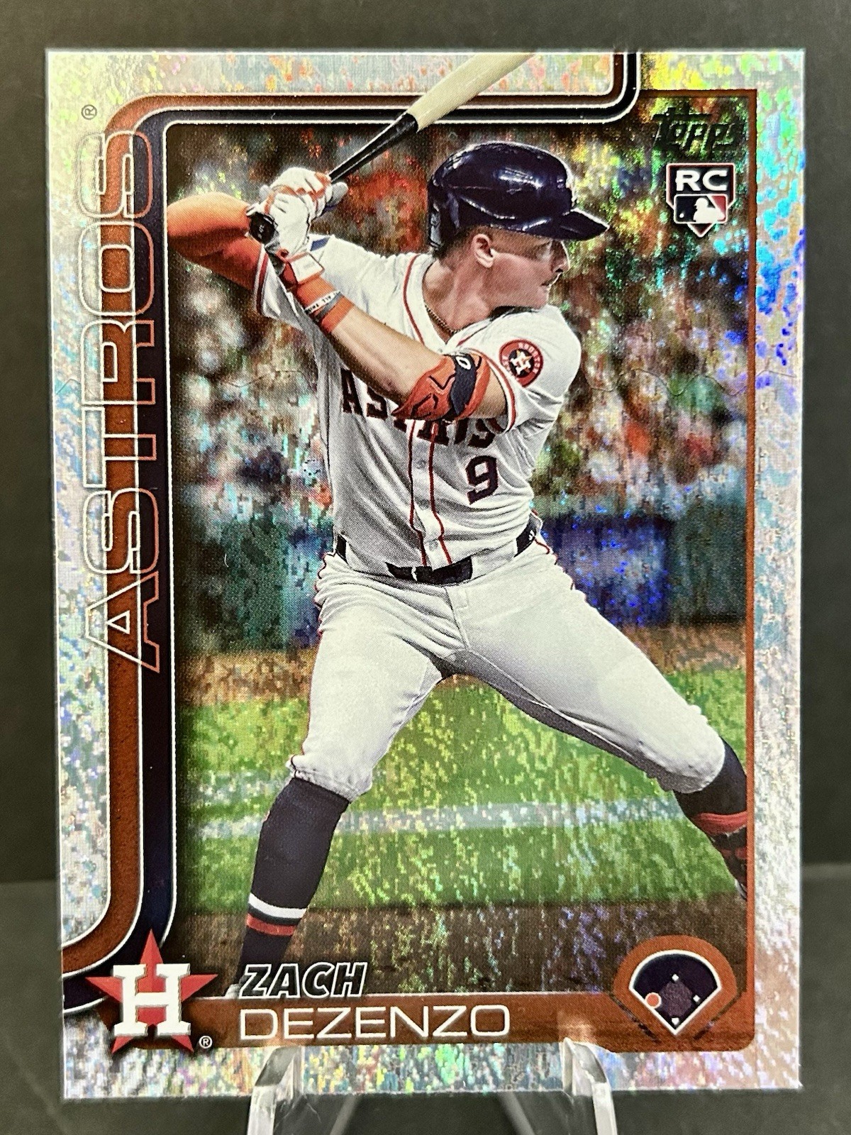 Zach Dezenzo 2025 Topps Baseball #89 Holo Foil Rookie RC Houston Astros