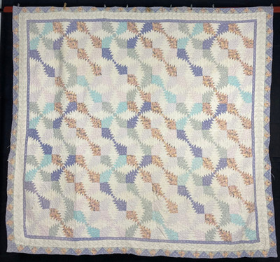 Vintage handgefertigte schöne Ananas Block bunte Decke 90,5x84,2 Zoll