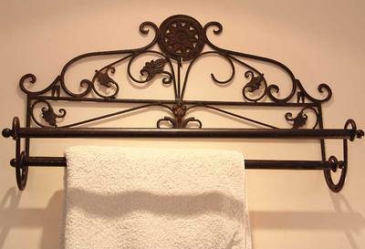 Handtuchhalter Antik Antiker Shabby Wandregal Handtuchalter Bad Chic