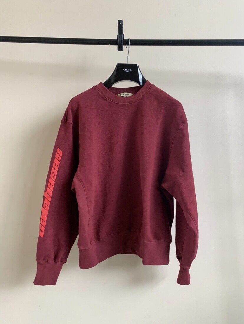 Yeezy season 4 Kanye West calabasas Mens size Small sweatshirt sweater crewneck
