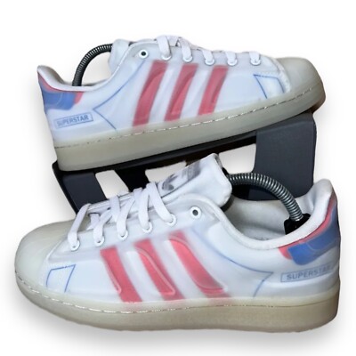Adidas Superstar Futureshell 'White Semi Solar Red' FX5544 Men's 5 Women's 6