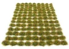 x117 Rough grass tufts 6mm - Self adhesive static model railway scenery