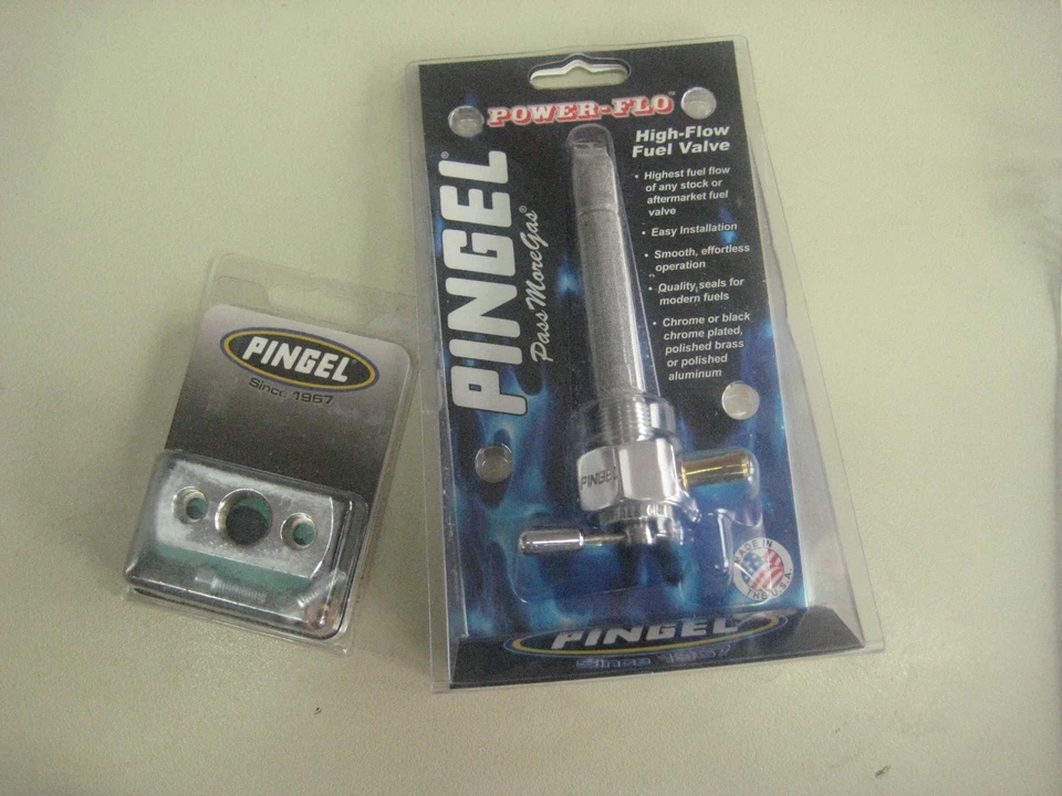 PINGEL-Racing-Benzinhahn GSF600 GSF1200 Bandit 34mm-Flansch Racing fuel valve - Image 1 of 1