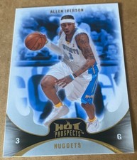 ALLEN IVERSON HOF Card #41  2008-09 FLEER HOT PROSPECTS  NM-MT Condition 