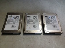 LOT of 3 Dell Savvio 15K.2 Hard Drive ST973452SS 73GB SAS 2.5" HDD - TESTED
