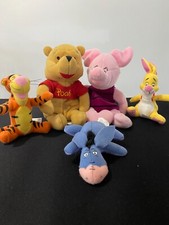 Disney Mini Bean Bag Plush Winnie The Pooh  Piglet/ McDonalds mini - Lot 5