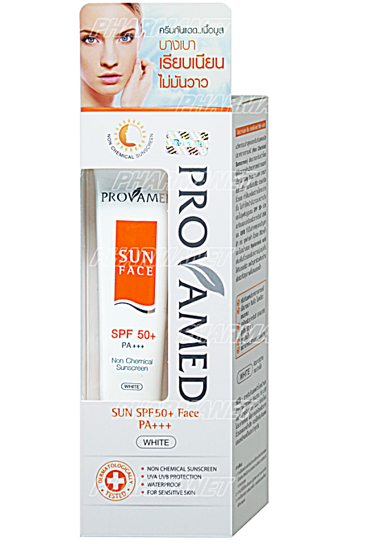 Provamed Sun Face Cream Mousse SPF50 + PA ++++ White Non Provamed Sun Face Cream Mousse SPF50 + PA ++++ White Non
