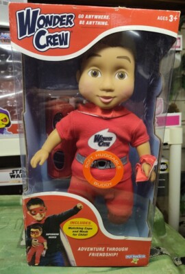 2016 Wonder Crew Superhero Marco 15'' Plush Doll, Matching Cape Mask MIB