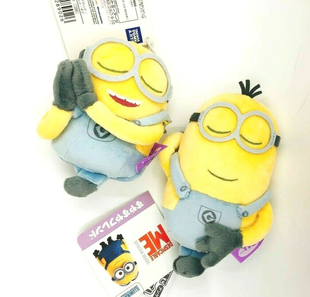 Japan Despicable Me Minion Super Soft Mochi Sleeping Plush Doll