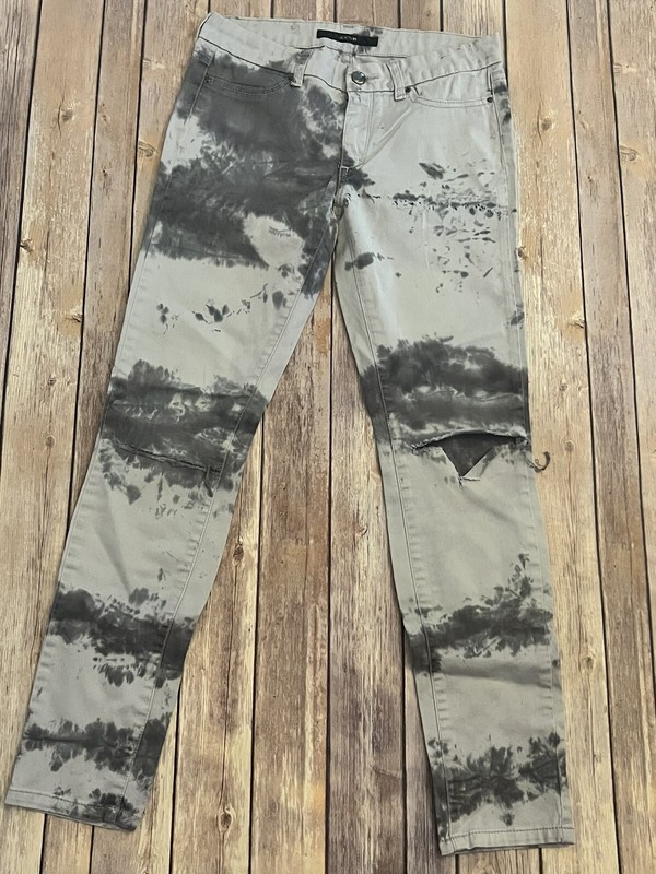 Girls Joe’s Jeans Gray Tye Die Distressed Size 14