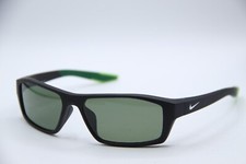 NEW NIKE BRAZEN SHADOW FJ1985 010 BLACK GREEN AUTHENTIC SUNGLASSES 59-16